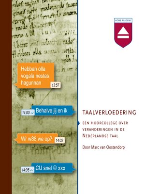 cover image of Taalverloedering